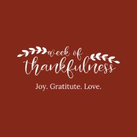 Week of Thankfulness