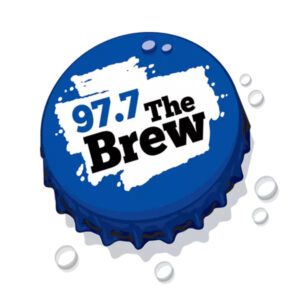 97.7 The Brew logo